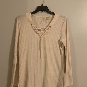 Tan ladies large, “CHENAULT” top